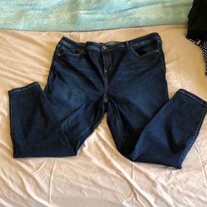 Torrid Luxe Super Skinny Super Soft 22R Skinny Denim Jeans